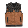  First Mfg - 49/51 Hunt Club Canvas/ Leather Vest 