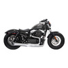 Bassani Exhaust - Road Rage II Mega Power 2-Into-1 Short Exhaust System fits '14-'20 XL Models W/ Mid or Fwd Controls
