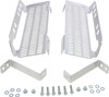 Devol - 0101-1105 - Radiator Guards - Brushed Aluminum - Honda