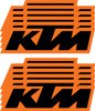 D'Cor Visuals - 40-30-107 - KTM Decal - 6" - 10 Pack