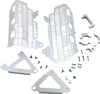 Devol - 0101-1212 - Radiator Guards - Brushed Aluminum - Honda