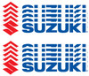 D'Cor Visuals - 40-40-107 - Suzuki Decal - 6" - 10 Pack