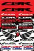D'Cor Visuals - 40-10-102 - Decal Sheet - Honda Street