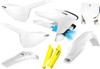 Cycra - 1CYC-9321-02 - Body Kit - Powerflow - OEM White/Yellow - TC/TXFC/FX