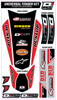 D'Cor Visuals - 15-10-100 - Universal Trim Kit - Red