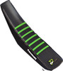 D'Cor Visuals - 30-20-472 - Seat Cover - Black/Green - KX250/450 '19-'26