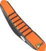 D'Cor Visuals - 30-30-302 - Seat Cover - Black/Orange - SX/F '18-'22