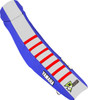 D'Cor Visuals - 30-50-476 - Seat Cover - Blue/White/Red - YZ250F/450F '18-'23