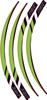 D'Cor Visuals - 40-80-213 - Rim Decal - Green Factory Kawasaki