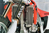Devol - 0101-1102 - Radiator Guards - Brushed Aluminum - Honda