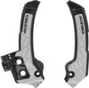 Acerbis - 2987271001 - X-Grip Frame Guards - Black/Gray - Husqvarna - FC/FX/TC/TX