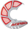 Acerbis - 2449495412 - X-Brake Disc Cover - White/ '16 Orange