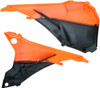 Acerbis - 2374121008 - Airbox Cover - Orange/Black