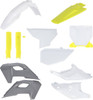 Acerbis - 2986610275 - Full Body Kit - '24 OEM White/Gray/Yellow - Husqvarna - FC/FX/TC/TX '23-'24