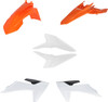 Acerbis - 2986868211 - Standard Body Kit - '25 OEM Orange/White/Black - SX50/SX-E5 '24-'25