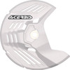 Acerbis - 2985050002 - Disc Cover - Linear - White - Honda | Kawasaki | Sherco | Yamaha