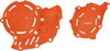 Acerbis - 2979435226 - X-Power Kit - Orange - Gas Gas/Husqvarna/KTM
