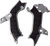 Acerbis - 2983671015 - X-Grip Frame Guards - Silver/Black - KX 250/X/450