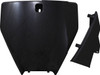 Acerbis - 2726577440 - Front Number Plate - Black/Metallic