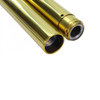 Moto Iron - +2" Length 41MM Gold Titanium Nitride Coated Fork Tubes (See Desc.)