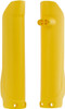 Acerbis - 2470680005 - Lower Fork Covers for Inverted Forks - Yellow