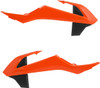 Acerbis - 2449705226 - Radiator Shrouds - '16 Orange/Black