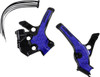 Acerbis - 2736391004 - X-Grip Frame Guards - Black/Blue - YZ 85