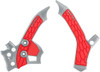Acerbis - 2726851418 - X-Grip Frame Guards - Silver/Red - CRF250L