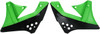 Acerbis - 2141721043 - Radiator Shrouds - Black/Green