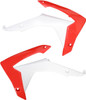 Acerbis - 2314371030 - Radiator Shrouds - White/Red
