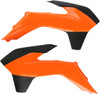 Acerbis - 2314251008 - Radiator Shrouds - Orange/Black