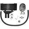 Jagg Oil Coolers Jagg - Low Mount 10-Row Horizontal Oil Cooler fits '91-'16 Dyna Models 