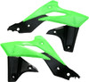 Acerbis - 2314161089 - Radiator Shrouds - Green/Black