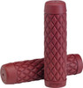 Biltwell - 6705-0378 - Torker Grips - 7/8" - Oxblood