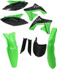 Acerbis - 2198050145 - Full Body Kit - '10-'11 OEM Green/Black - Kawasaki - KX '09-'12