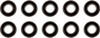 Factory Links - WBE-J-023 - Wheel Bearings - Double Seal - 6201 2RS - 12x32x10 - 10 Pack