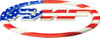 Fmf - 014853 - Decal Sticker Pack - FMF 3Decal - USA