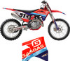 Factory Effex - 27-03704 - Candy Chrome Series Shroud/Airbox Graphics Kit - Gas Gas