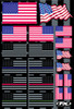 Factory Effex - 27-68000 - Decal Sheet - FX USA Flags