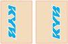 Flu Designs Inc. - 01014 - Upper Fork Decal - KYB - Blue/White