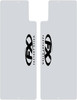 Factory Effex - 06-38008 - Fork Shield Decal - Upper - FX - Black