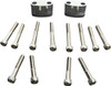 Emgo - 23-09370 - Aluminum Handlebar Riser Kit - 7/8" - Aluminum