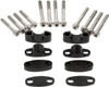 Emgo - 23-09371 - Aluminum Handlebar Riser Kit - 7/8" - Black