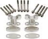 Emgo - 23-09380 - Aluminum Handlebar Riser Kit - 1-1/8" - Aluminum