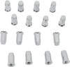 Itp - ALUG11BX - Lug Nuts - Flat - Chrome - 3/8"-24 - 16 Pack