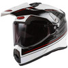 GMAX - AT-21 Helmet - Adult Raley White/Grey/Red 