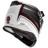  GMAX - AT-21 Helmet - Adult Raley White/Grey/Red 