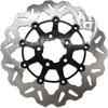 Galfer - 11.8" Front Full-Floating Center Hub Brake Rotor W/ Black/Machined Carrier fits '08-'13 Touring, '15-'17 Softail, '06-'17 Dyna Glide & '14-'20 Sportsters