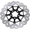 Galfer - 11.8" Wave® Rear Full-Floating Brake Rotor W/ Black/Machined Carrier fits '08-'20 FLHT/FLHR/FLTR/FLHX Models
