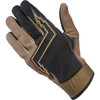  Biltwell Baja Gloves - Chocolate/Black 